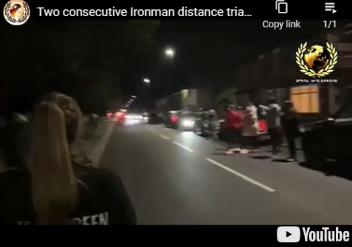 Two consecutive Ironman distance triathlons unrested