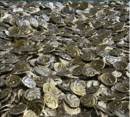 The gigantic treasure of 70,000 Celtic coins