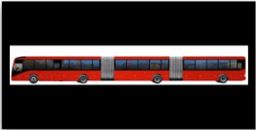 The longest and busiest passenger bus