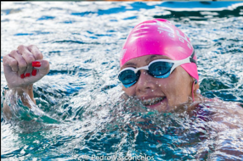LONGEST CONTINUOUS SWIM BY A WOMAN IN A COUNTER CURRENT POOL