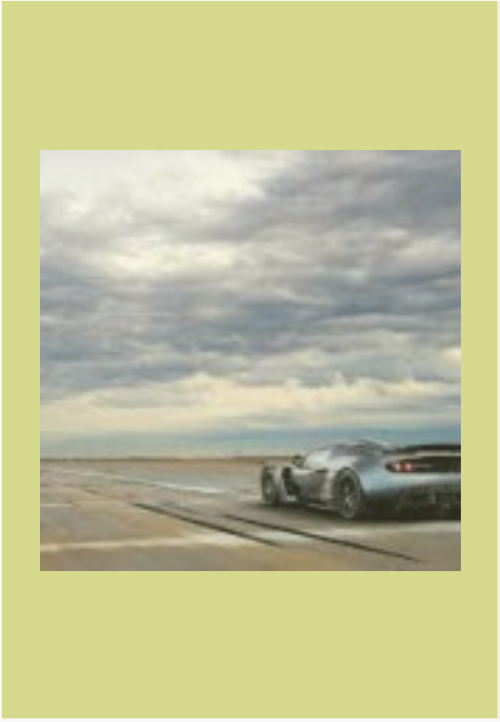 The fastest serial car accelerating from 0 to 300 km / h