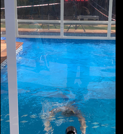 LONGEST CONTINUOUS SWIM BY A MAN IN A COUNTER CURRENT POOL