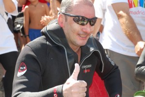 A life swimming. World Record.
