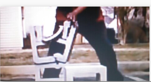 Darrell R. Smith does Dim-Mak breaking on 48 inches of cinder blocks making the center one break 12