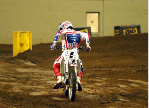 Fastest time to complete 4 flatground body varials on a motorcycle