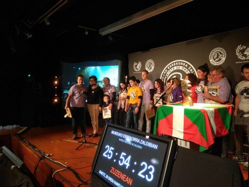 BE SINGING! Most time continued singing in Euskera. Longer period of time in a row singing in Basque
