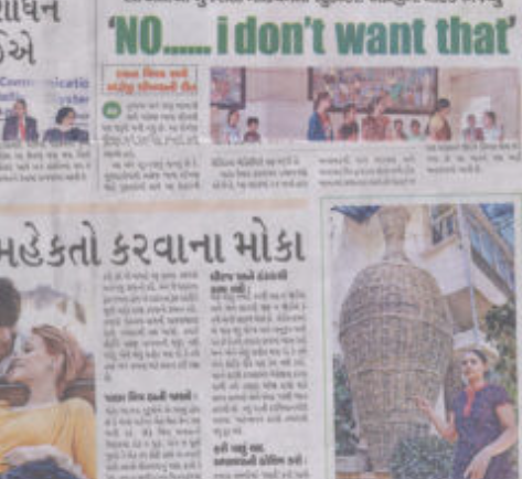 Indian Neelu Patel creates the world’s tallest pot with 5.950 paper sticks.