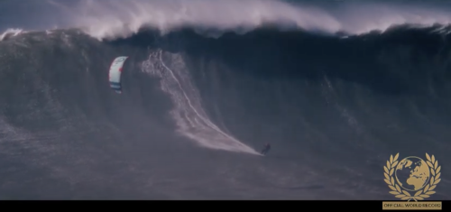 Largest Wave Kitesurfed