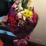 Love Record! The furthest distance travelled for giving a bouquet to his wife.