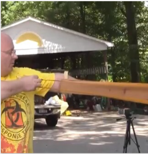 Monster Slingshot New World Record Shot