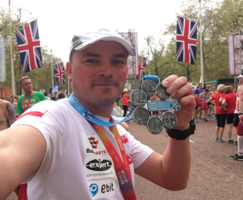 Most marathons run in different countries in one year3