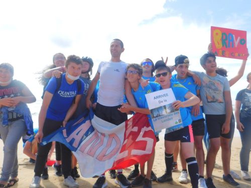 The Fastest Run Across the Landes Region of France.