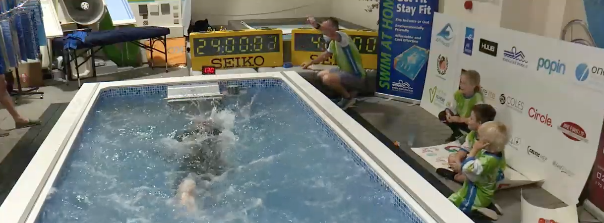 World's longest wetsuit swim in an endless swimming pool